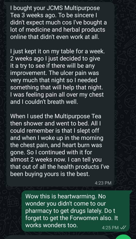 ulcer testimony
